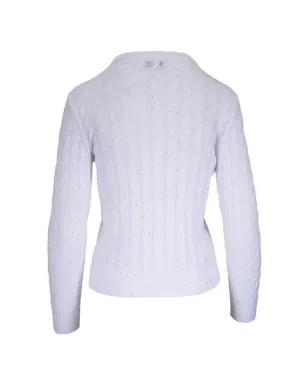 Kinross Cashmere ケーブル編み装飾トップス - サムネイル2