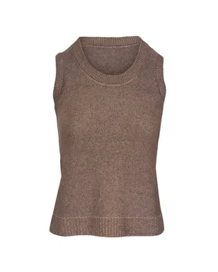 Kinross Cashmere リュレックス入り編みタンクトップ - サムネイル1