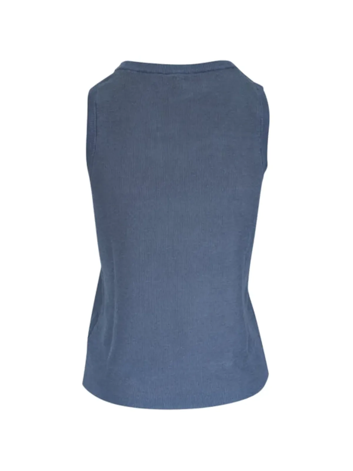 Kinross Cashmere リブ編みタンクトップ - 画像2