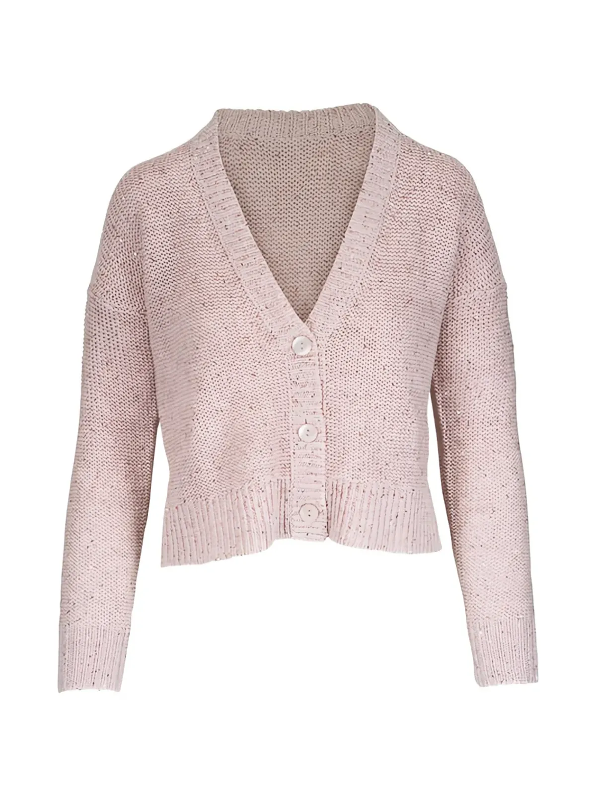 Kinross Cashmere ボタンフロントカーディガン - 画像1