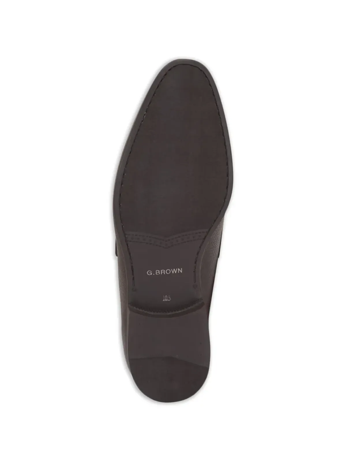 G. Brown Shoes ラウンドトゥ レザー ローファー - 画像4