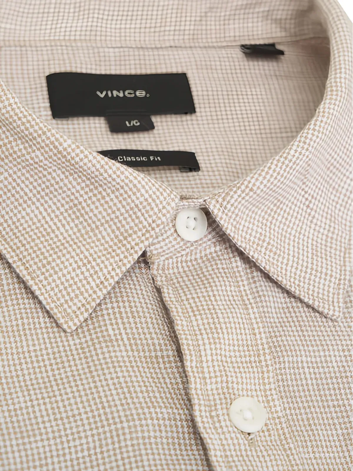 Vince ティーク柄チェックシャツ - 画像2