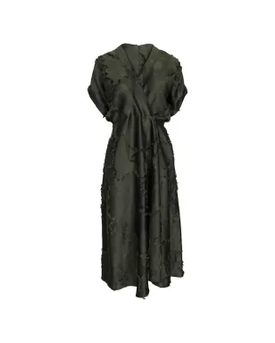 Zero + Maria Cornejo Aki V-neck ミディドレス - サムネイル1