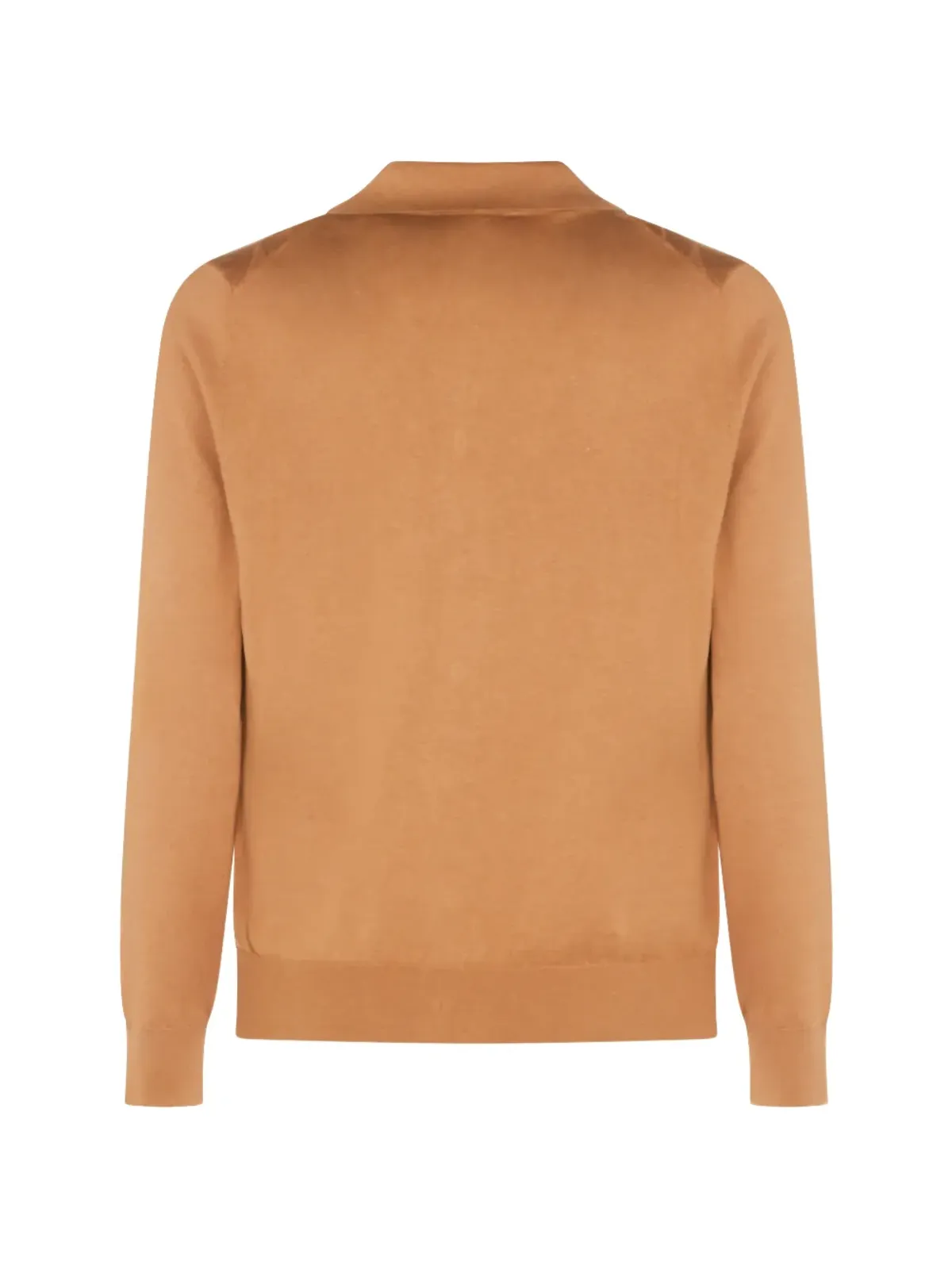 Piacenza Cashmere ダイヤモンド柄ボタンシャツ ブラウン - 画像2