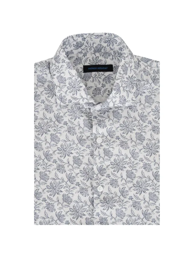 PATRICK ASSARAF PATRICK ASSARAF ボタニカルプリントシャツの商品画像
