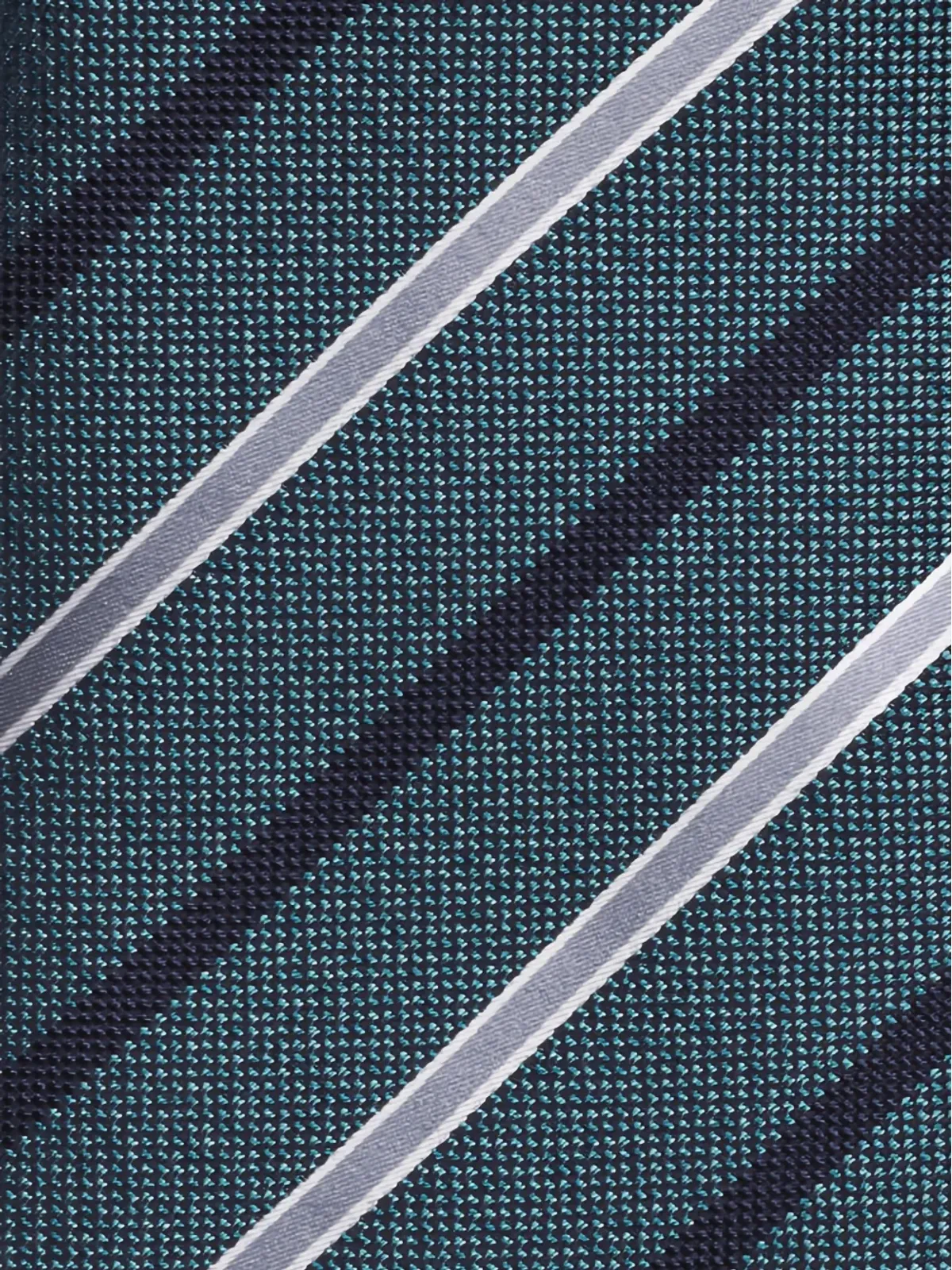 Isaia ポインテッドストライプタイ - 画像2
