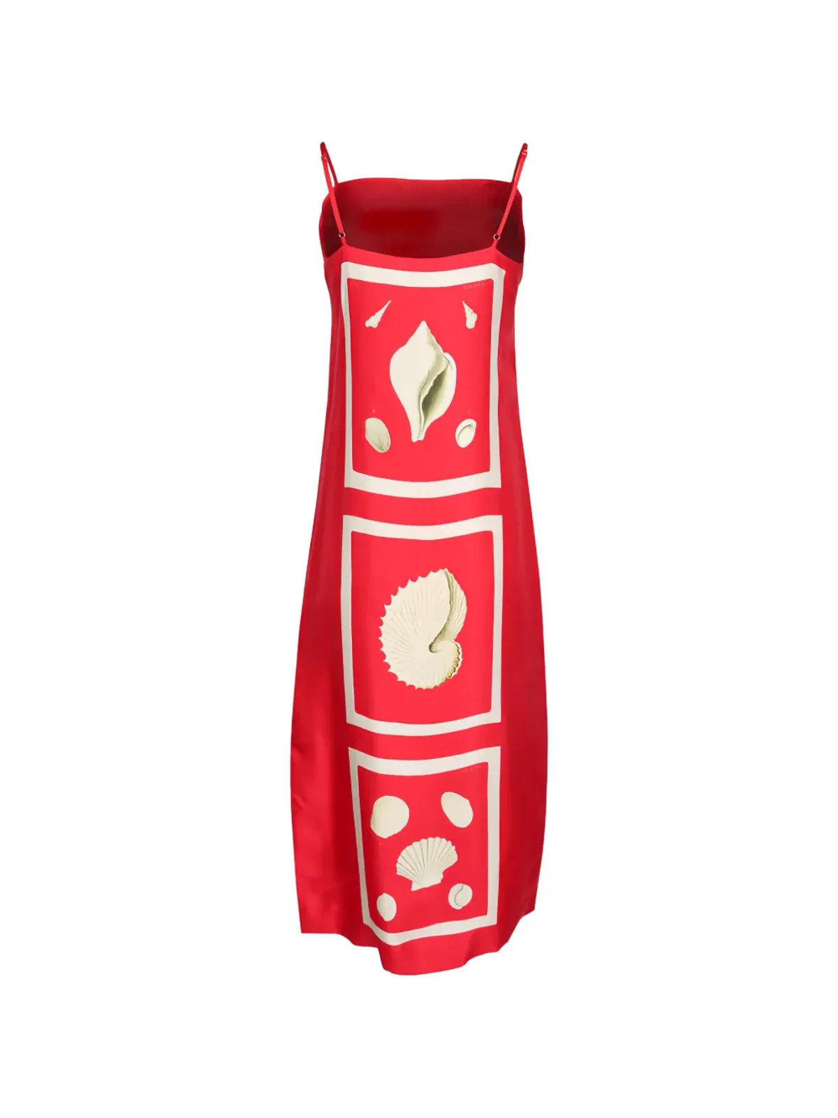 Oroton shell-embellished maxi dress - Red - 画像2