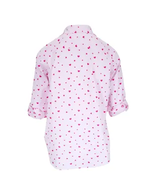Frank & Eileen Eileen heart-print shirt - Pink - サムネイル2