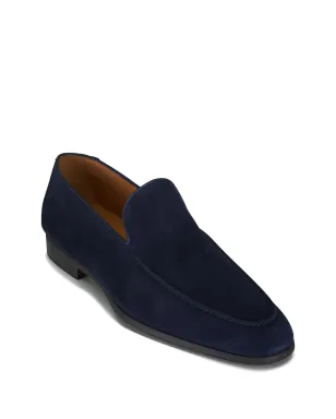 Magnanni ブルー スエード カジュアル ローファー - サムネイル1
