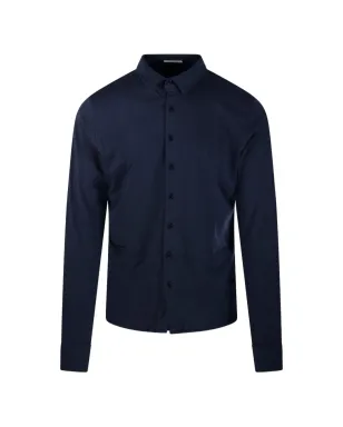 ANONYM APPAREL Ayden long-sleeved shirt - Blue - サムネイル1