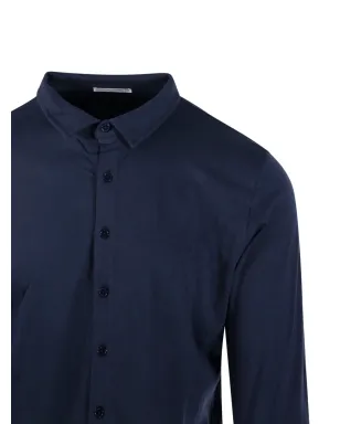 ANONYM APPAREL Ayden long-sleeved shirt - Blue - サムネイル4