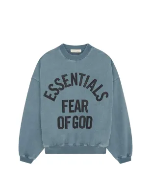 FEAR OF GOD ESSENTIALS Campus 90s ロゴスウェットシャツ - ブルー - サムネイル1