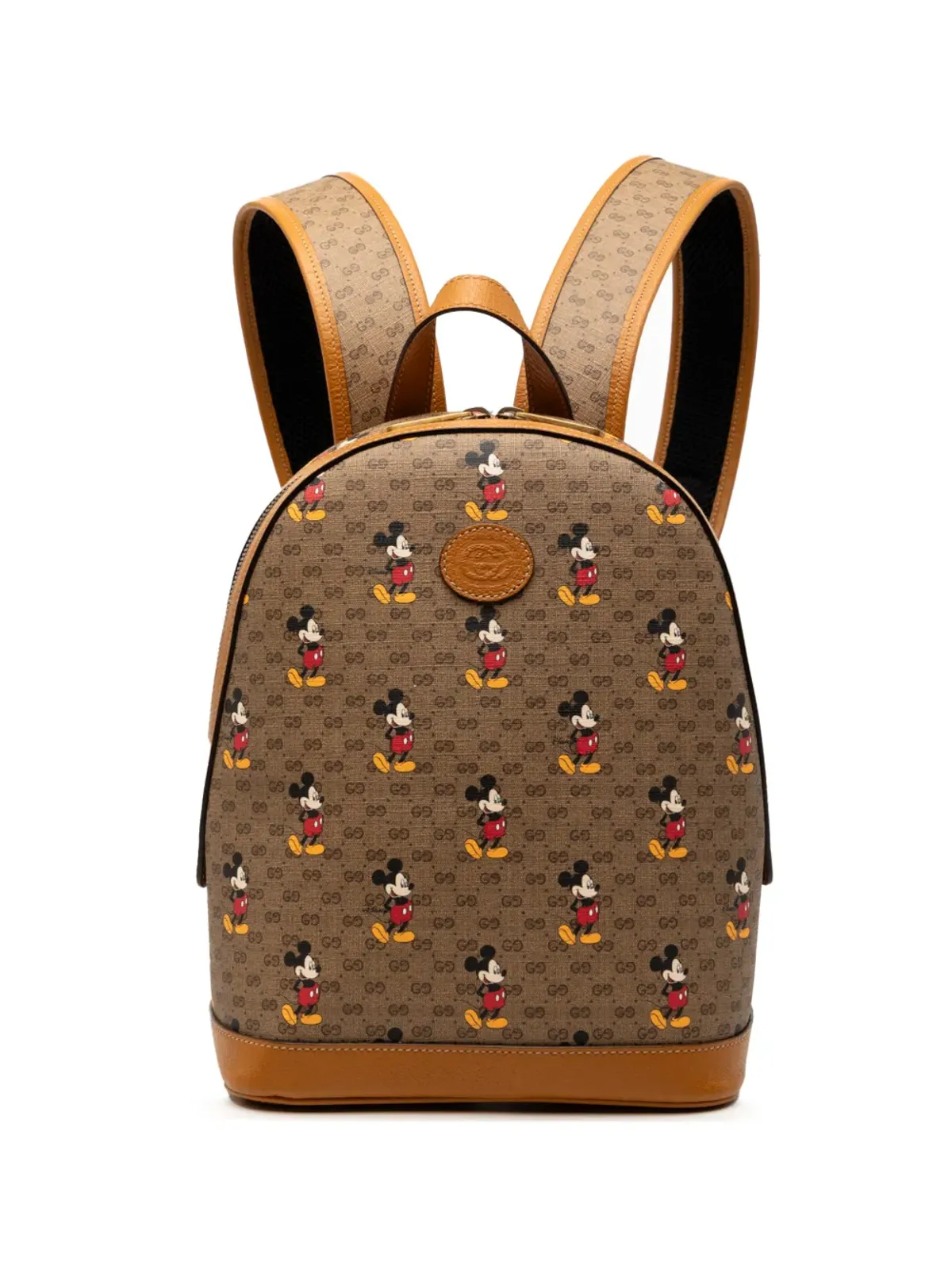 Gucci Pre-Owned ディズニー ミニマイクロ GG Supreme ミッキーマウス ドームバックパック - 画像1