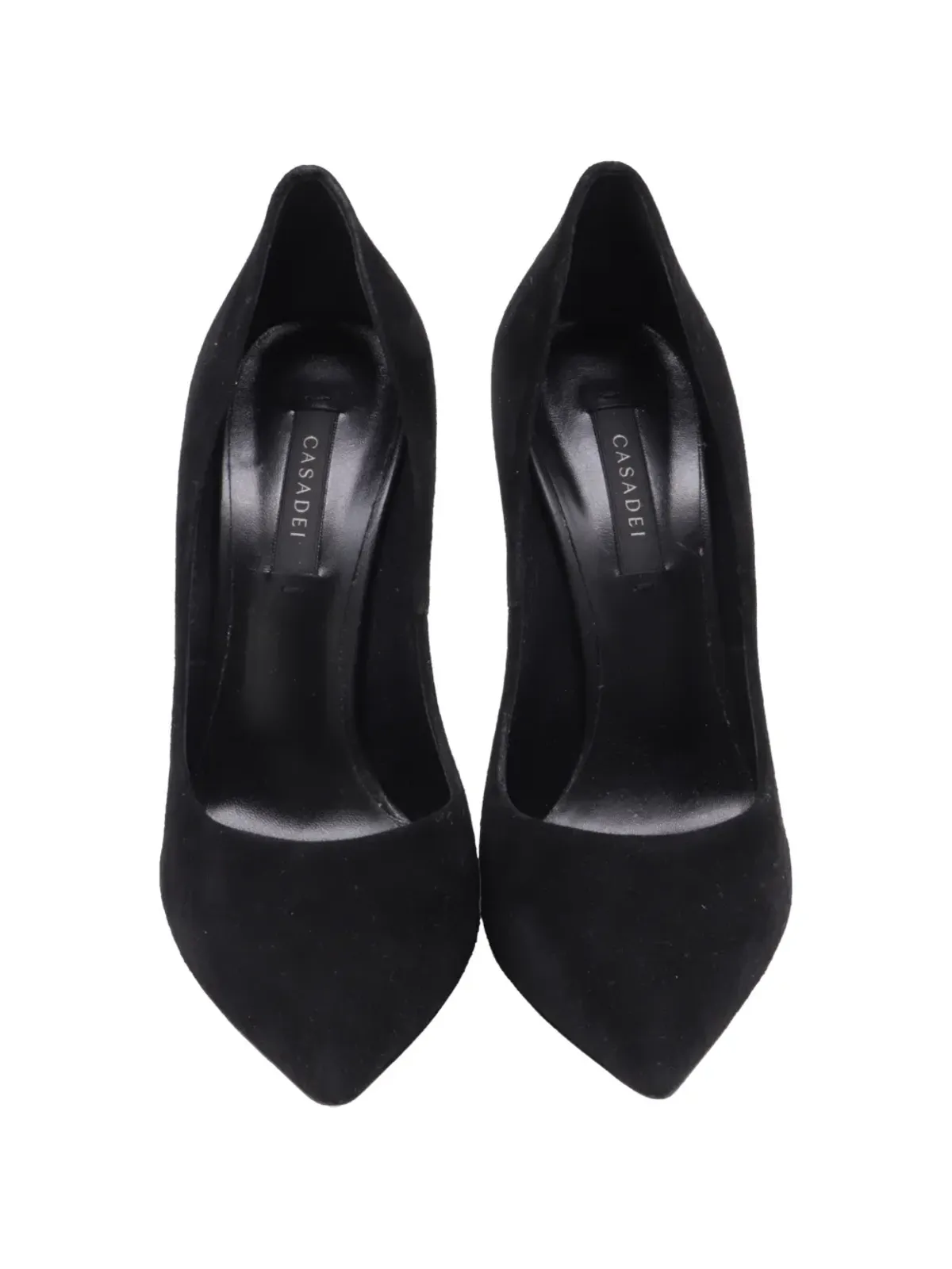 Casadei Vintage 125mm パール装飾パンプス 黒 - 画像4