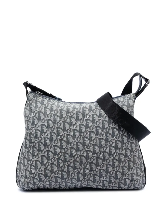 Christian Dior Pre-Owned Christian Dior Pre-Owned 2002 Diorissimo Trotter キャンバス クロスボディバッグ - ブルーの商品画像