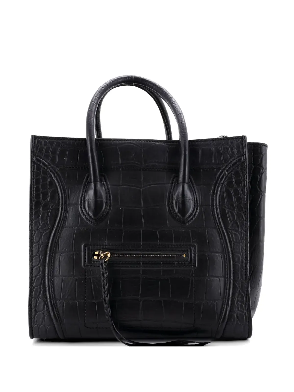 Celine Pre-Owned ファントムバッグ クロコダイル型押しレザー トートバッグ - 画像1