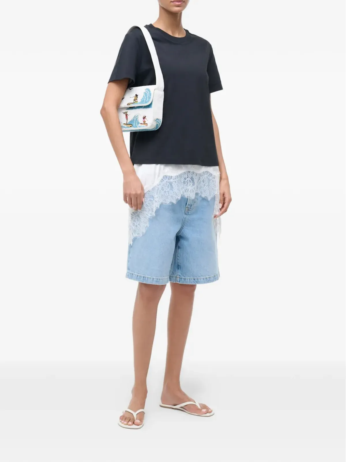STAUD Tommy Surf Babes ビーズバッグ - 画像5