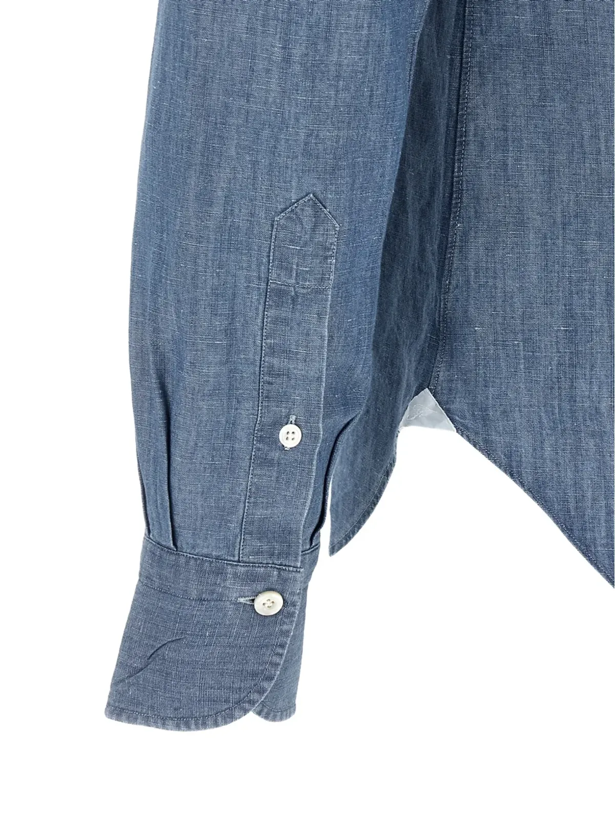Finamore 1925 Napoli Zurigo button-down shirt - Blue - 画像3