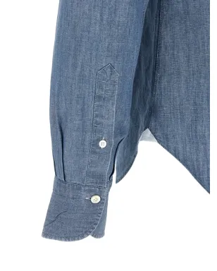 Finamore 1925 Napoli Zurigo button-down shirt - Blue - サムネイル3