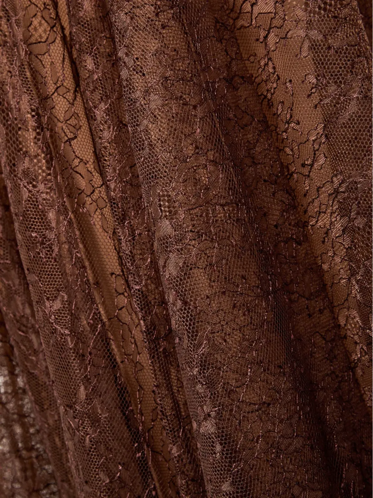 De La Vali halterneck lace gown - 画像2