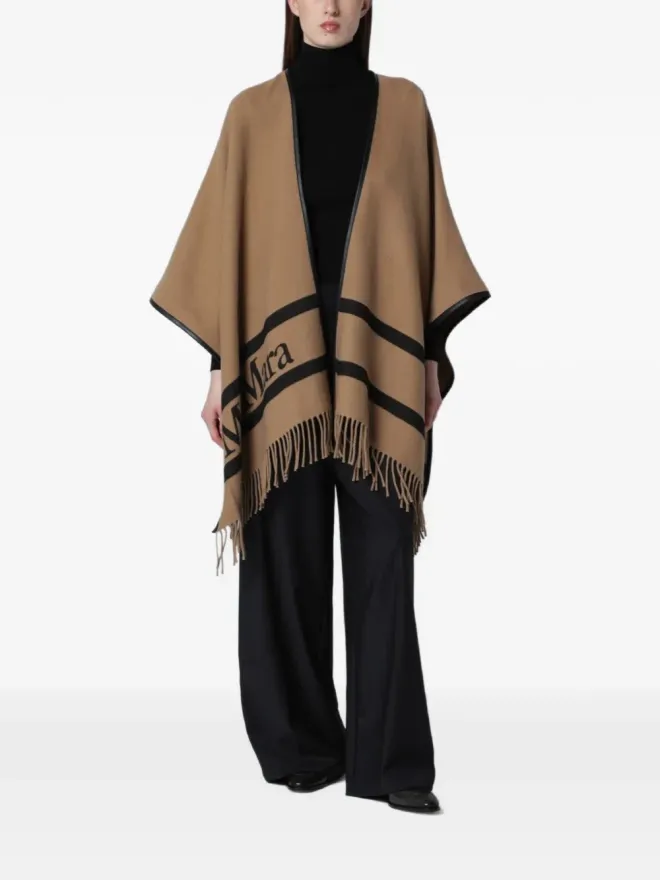 Max Mara Max Mara ジャカードウール ポンチョの商品画像