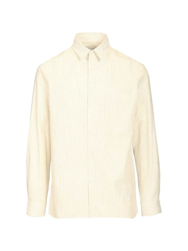 Maison Kitsuné Maison Kitsuné ストライプ柄オーバーサイズシャツの商品画像
