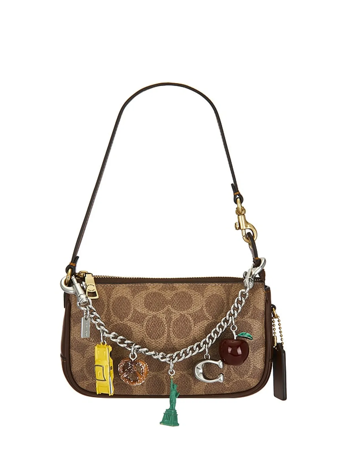 Coach NEW YORK MOTIF チェーンバッグチャーム - 画像4