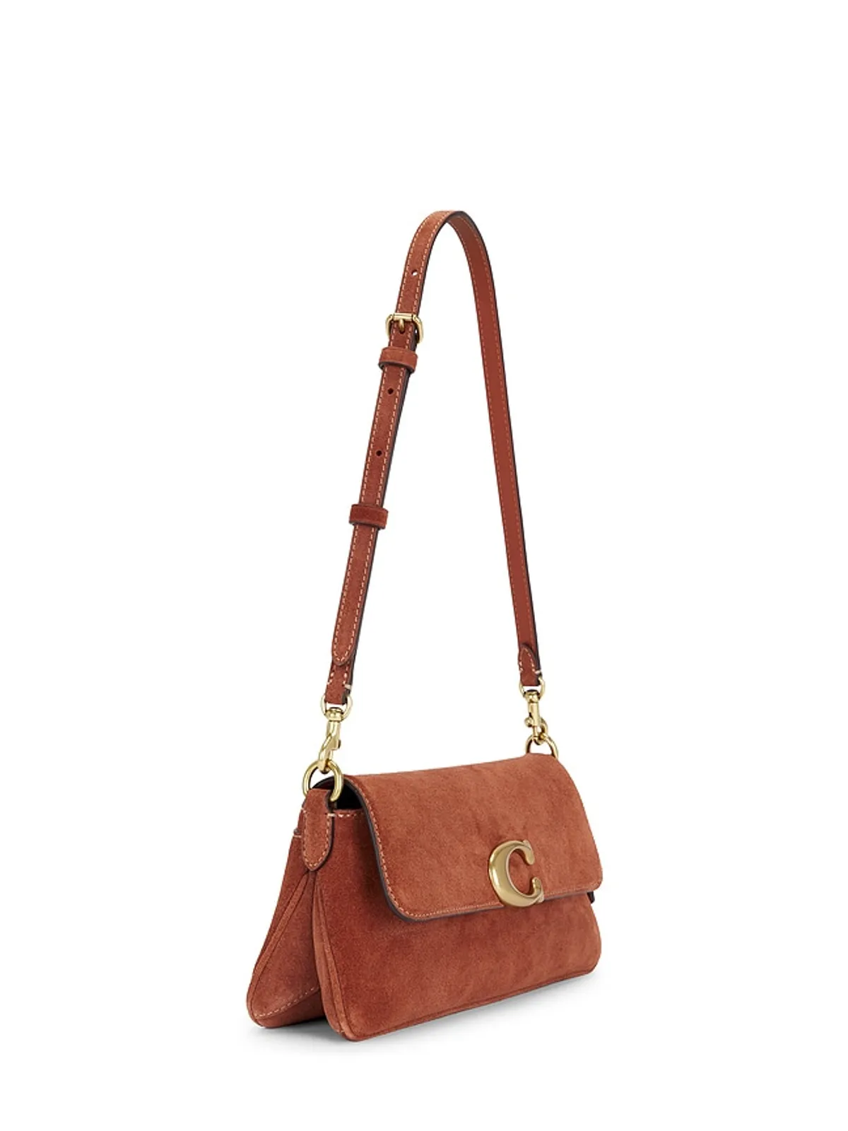 Coach SUEDE JET ショルダーバッグ - 画像4