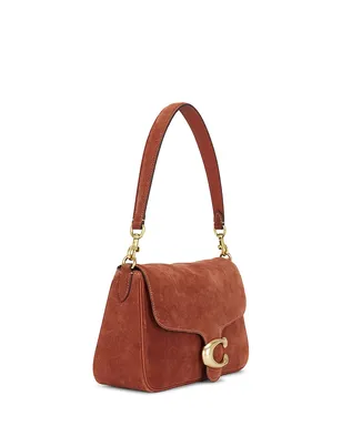 Coach SUEDE SOFT TABBY ショルダーバッグ - サムネイル3