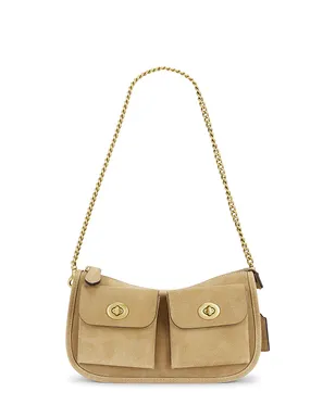 Coach ORIGINALS SUEDE TWIN TURNLOCK WAVERLY ショルダーバッグ - サムネイル1