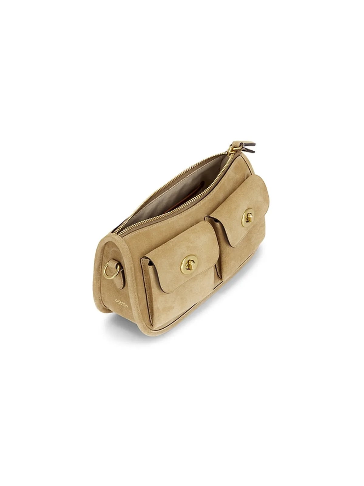 Coach ORIGINALS SUEDE TWIN TURNLOCK WAVERLY ショルダーバッグ - 画像4