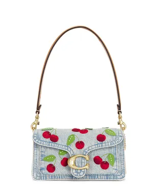Coach EMBROIDERED DENIM TABBY 約51CM ショルダーバッグ - サムネイル1