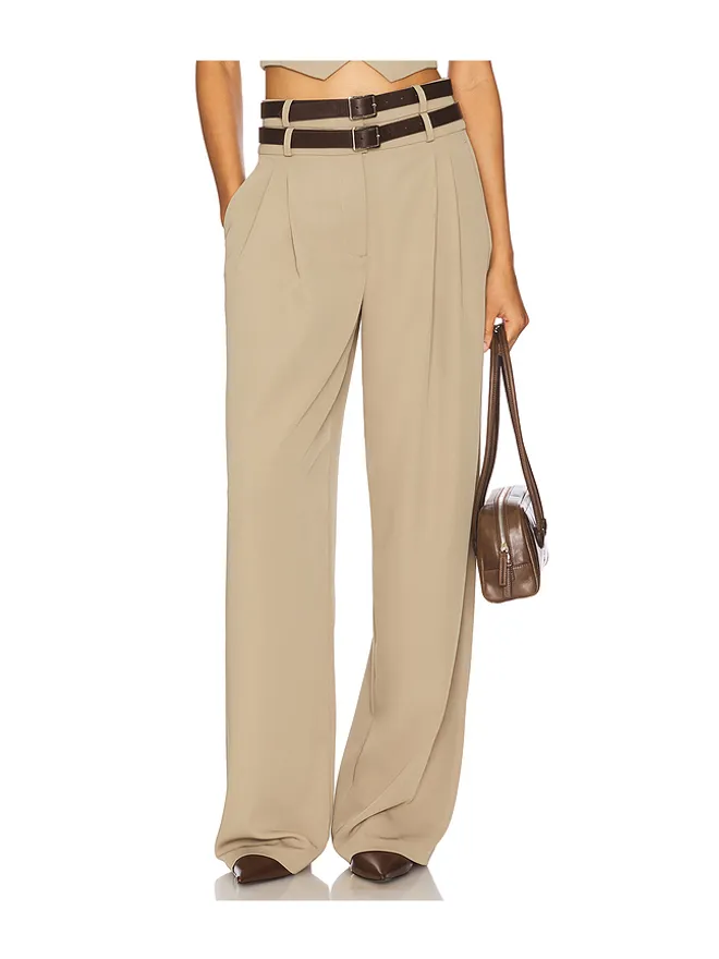 Camila Coelho Camila Coelho JILA パンツ - Beige,Tan.の商品画像