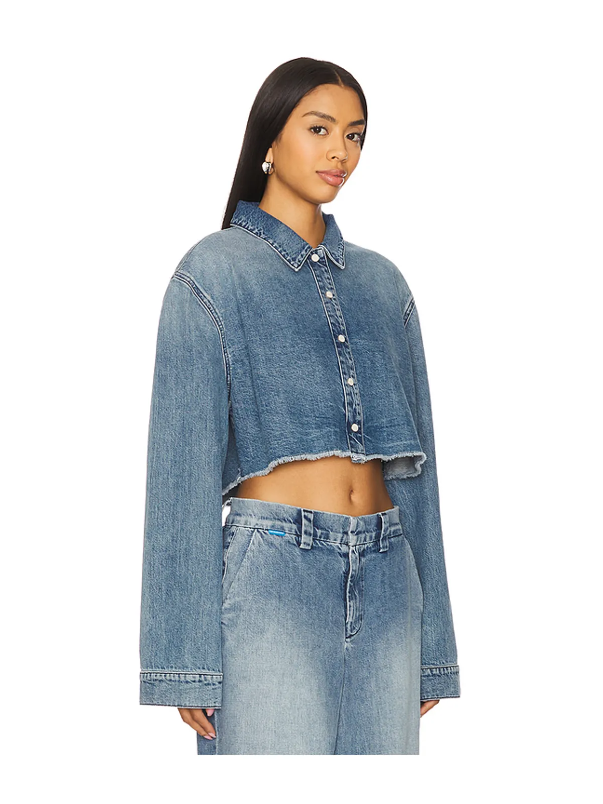 COTTON CITIZEN MANHATTAN クロップシャツ - 画像2