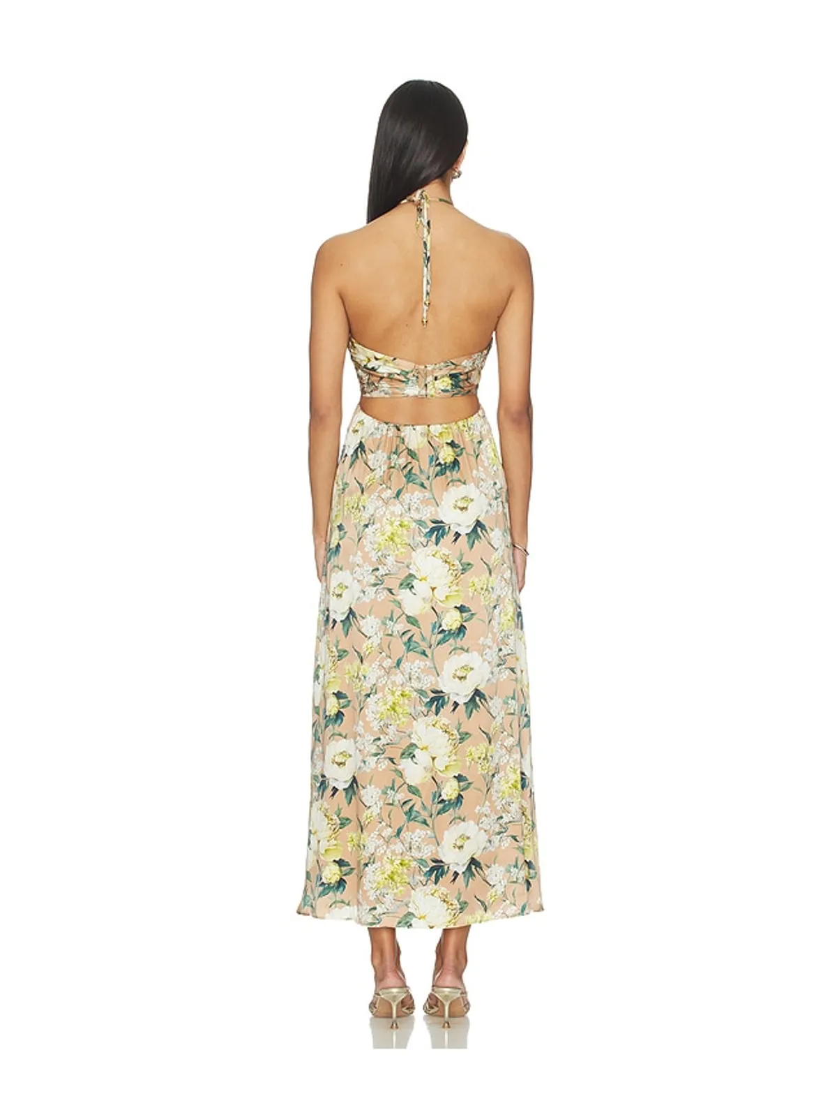 CAMI NYC CALLIOPE ドレス - Tan,White. - 画像3