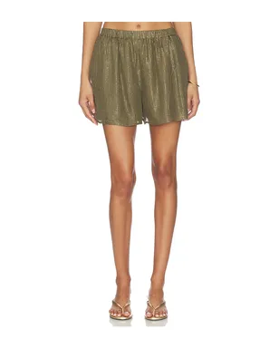 CAMI NYC RIVIERA ショートパンツ - Army,Metallic Gold. - サムネイル1