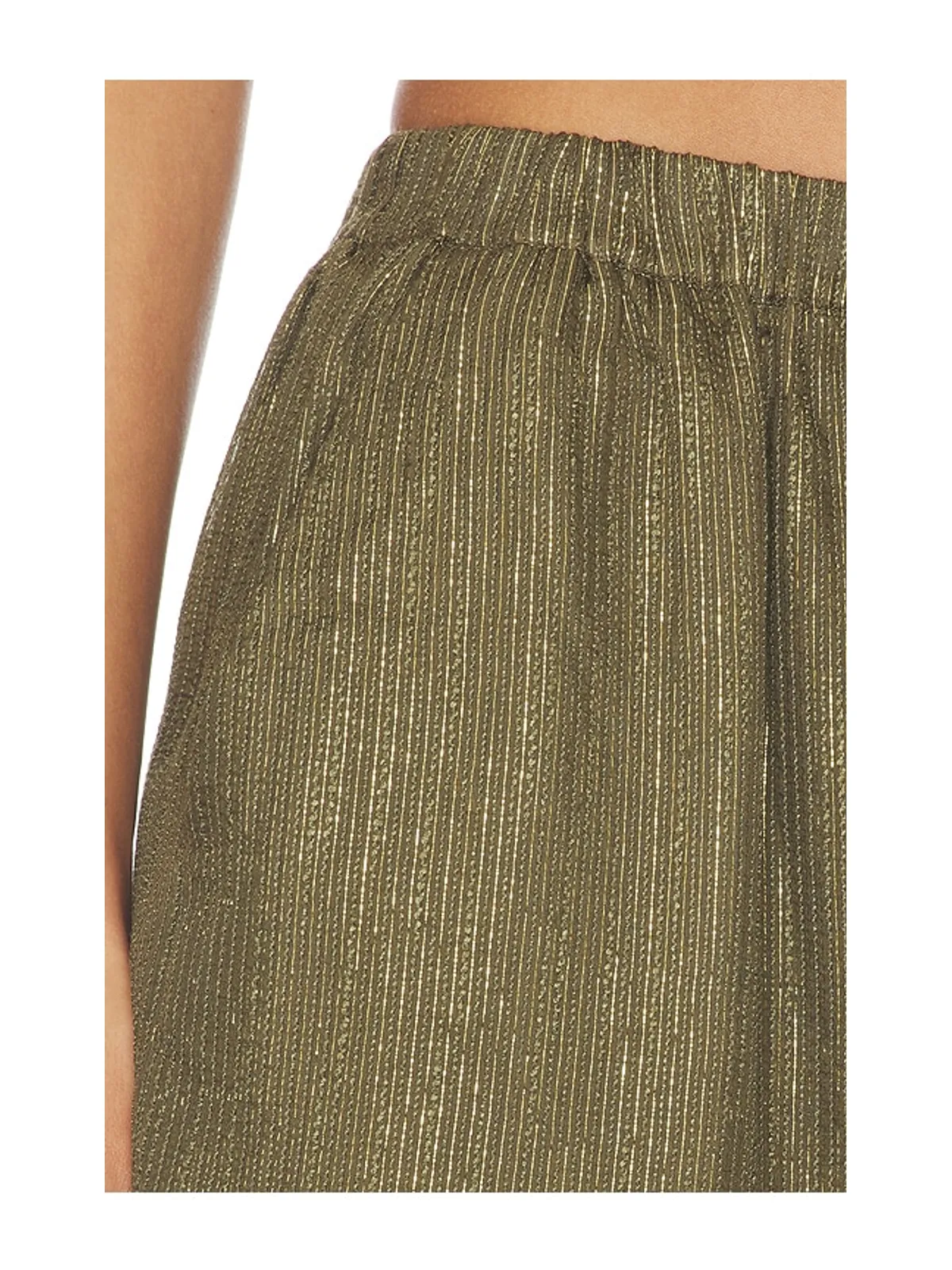 CAMI NYC RIVIERA ショートパンツ - Army,Metallic Gold. - 画像6