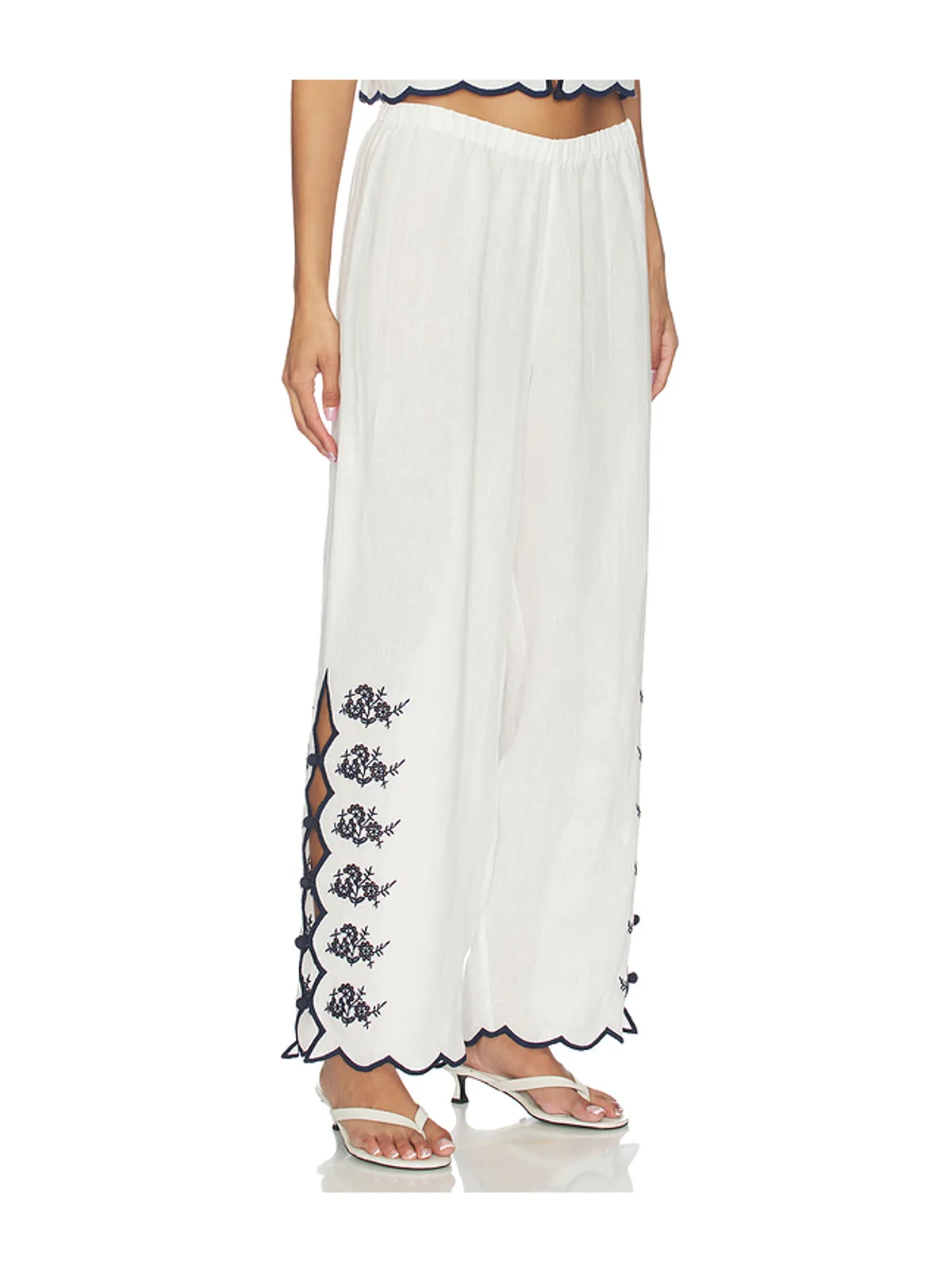 CAMI NYC MADRID パンツ - White,Navy. - 画像2