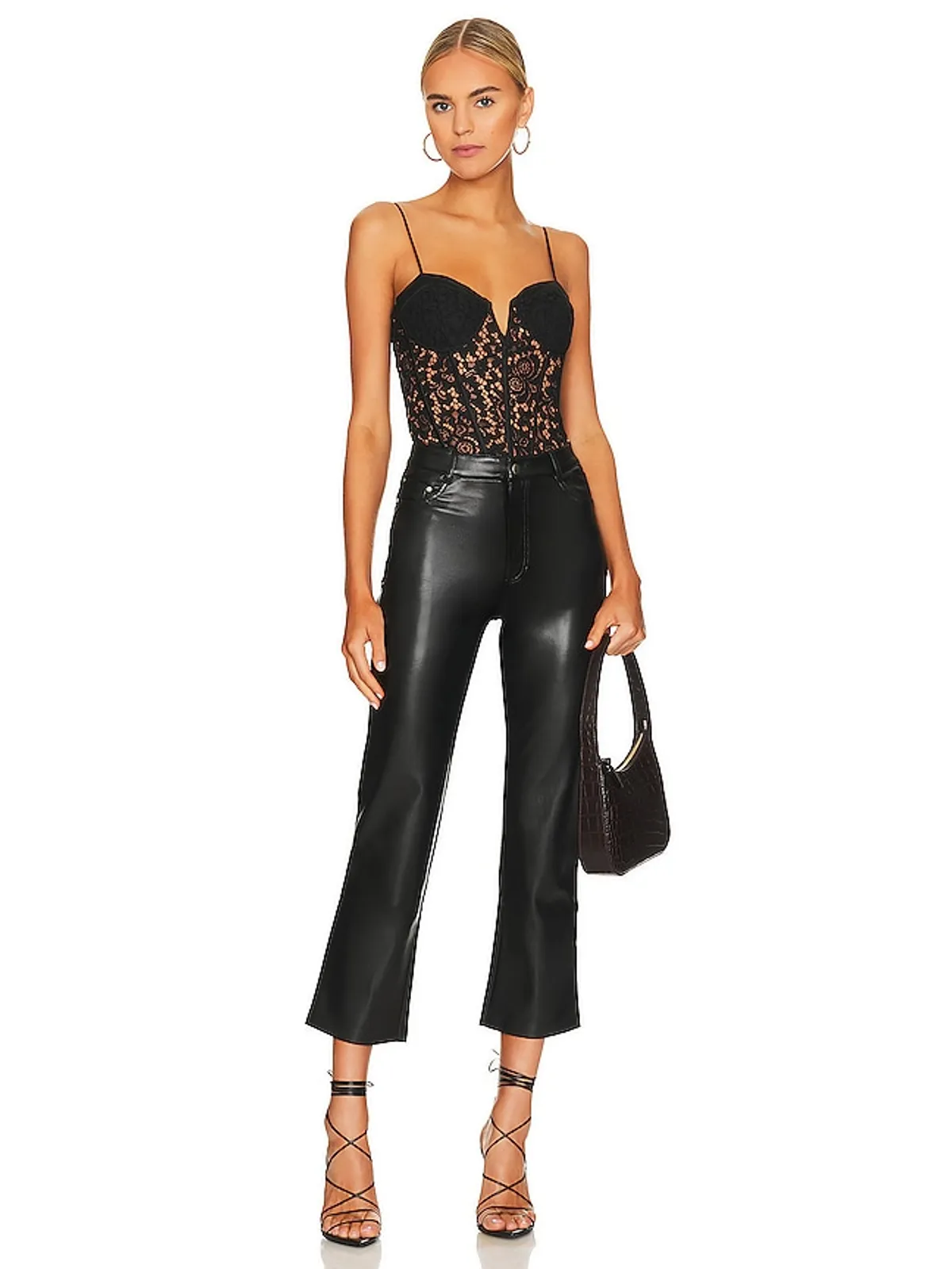 CAMI NYC ANNE CORDED LACE ボディスーツ - 画像5