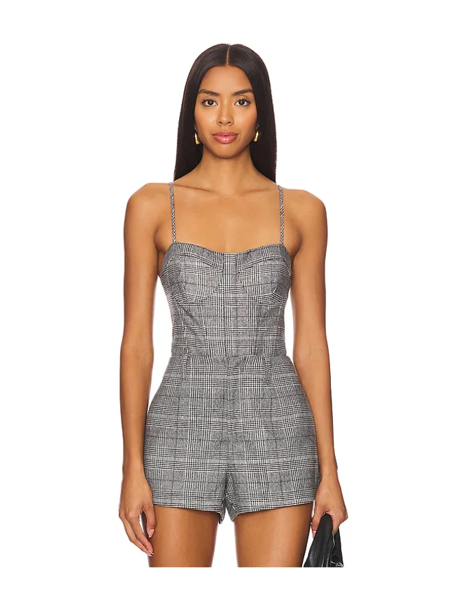 CAMI NYC CAMI NYC MONET ボディスーツ - Black,White.の商品画像
