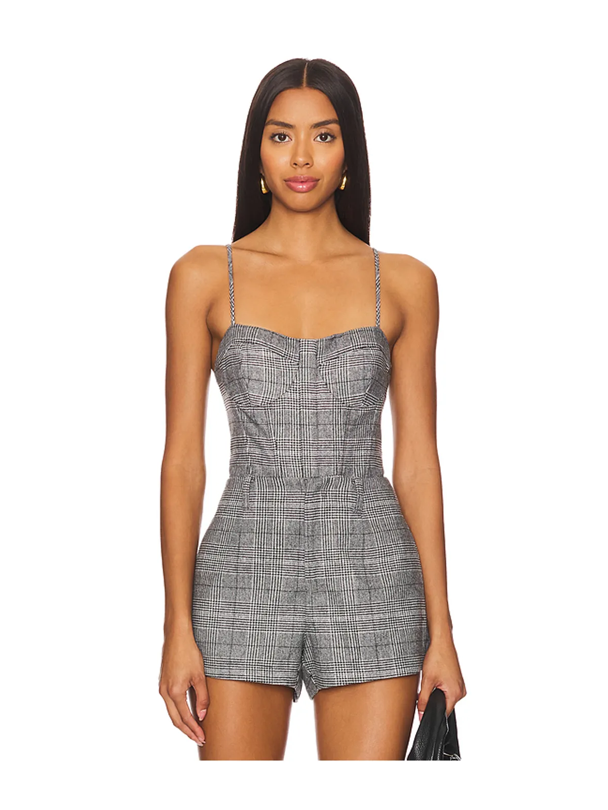 CAMI NYC MONET ボディスーツ - Black,White. - 画像1