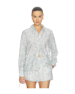 CAMI NYC RAFELLA トップ - Blue,White. - サムネイル1