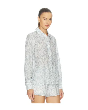 CAMI NYC RAFELLA トップ - Blue,White. - サムネイル2