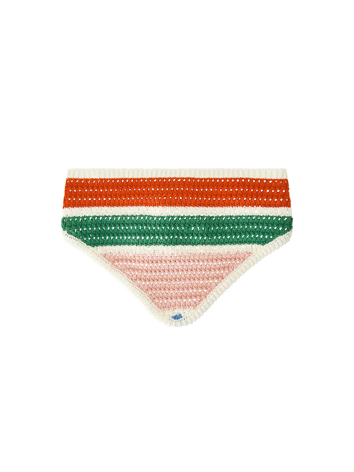 Callahan PERLA かぎ針編みのヘッドスカーフ - Red,Green. - 画像2