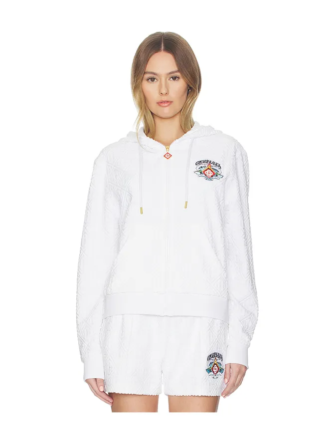 Casablanca Casablanca WAVES MONOGRAM ZIP UP パーカーの商品画像