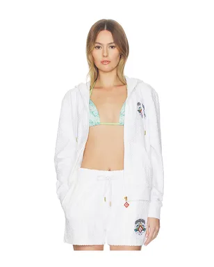Casablanca WAVES MONOGRAM ZIP UP パーカー - サムネイル2