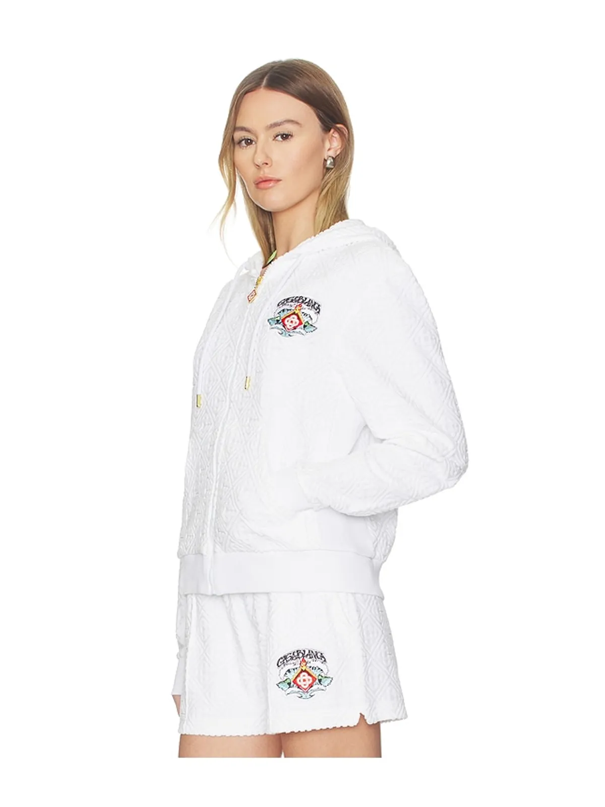 Casablanca WAVES MONOGRAM ZIP UP パーカー - 画像3