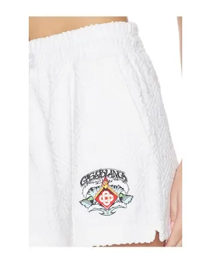 Casablanca WAVES MONOGRAM TOWELLING ショートパンツ - サムネイル6