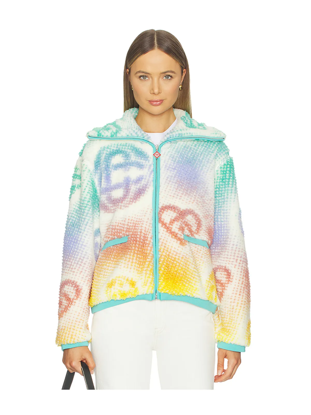 Casablanca MONOGRAM ジャケット - Teal,Blush. - 画像2
