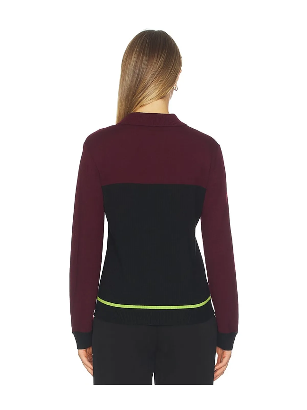 Casablanca ポロシャツ - Black,Burgundy. - 画像4